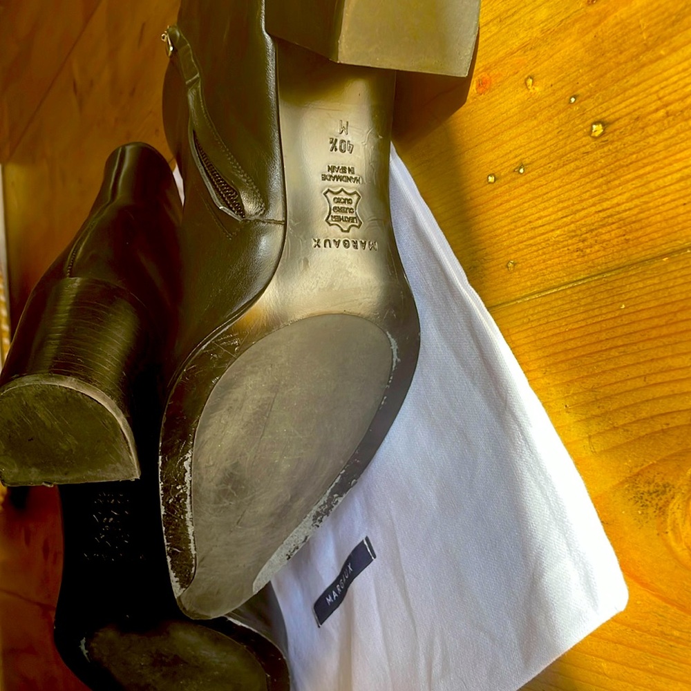 Margaux Black Ankle Boots - Picture 3 of 5